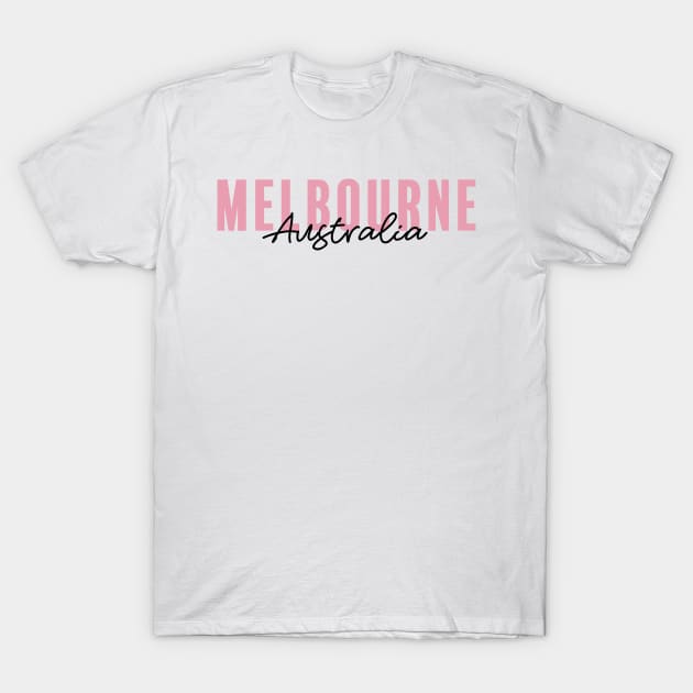 Melbourne, Australia T-Shirt by aterkaderk